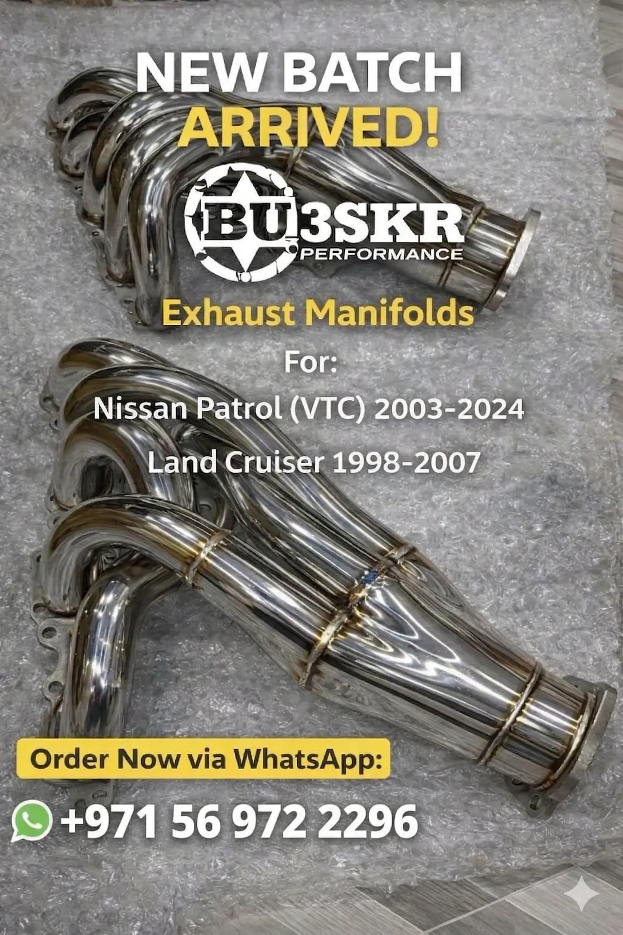 Land Crusier 1FZ New Manifold 3&3.5